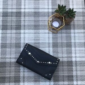 Black Studded Clutch
